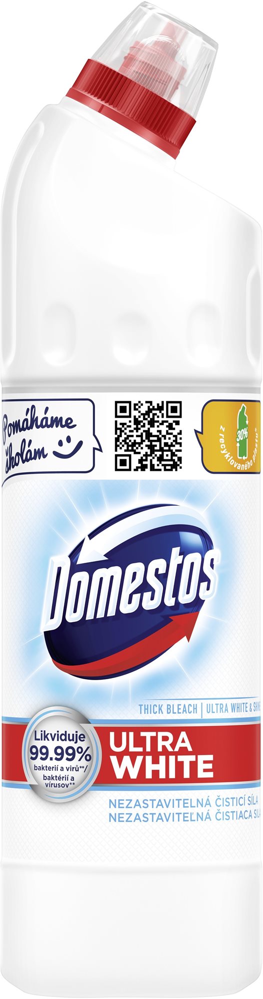 DOMESTOS Ultra White - tekutý dezinfekčný prípravok 750 ml