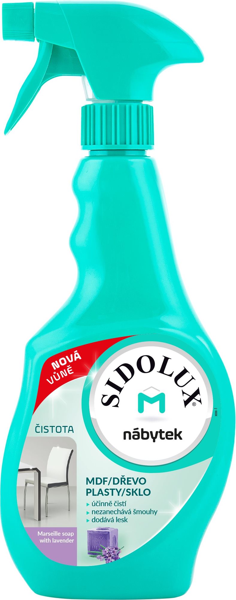 SIDOLUX M proti prachu Marseill Soap with Lavender 400 ml