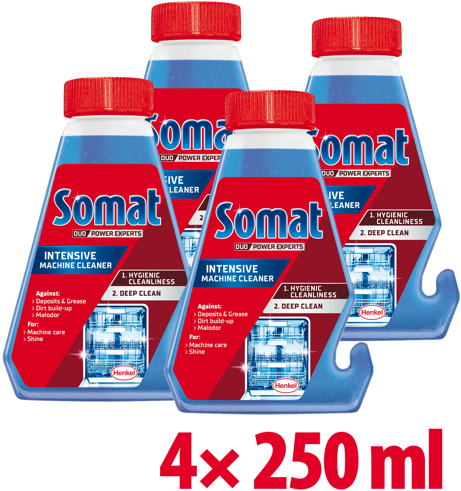 SOMAT intenzívny čistič 4× 250 ml