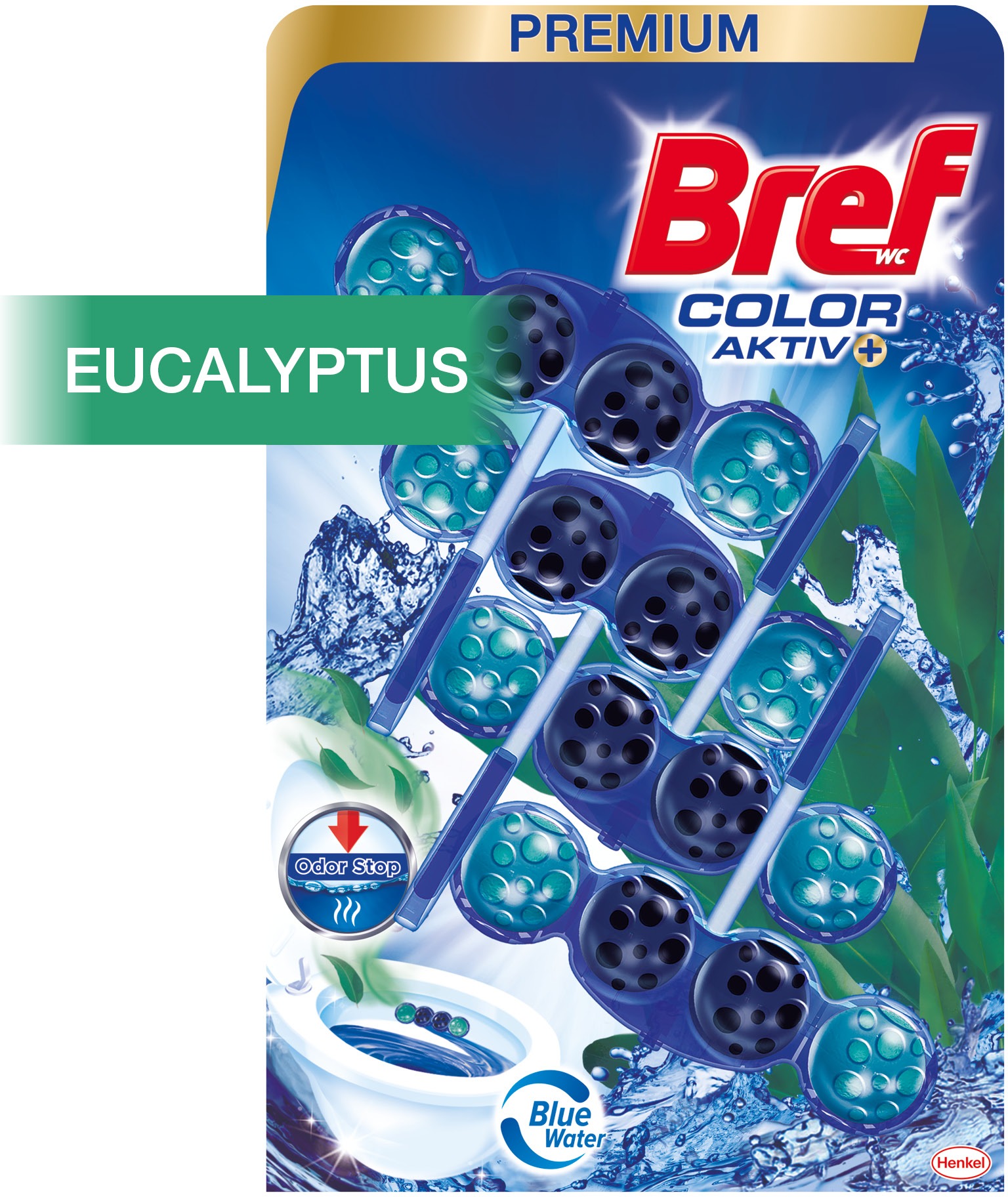 BREF Color Aktiv Eucalyptus 4× 50 g