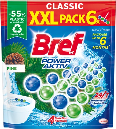 BREF Power Aktiv Pine 6× 50 g