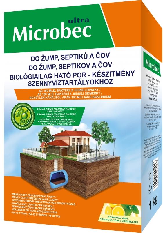 BROS Microbec do žúmp, septikov a ČOV 1 kg
