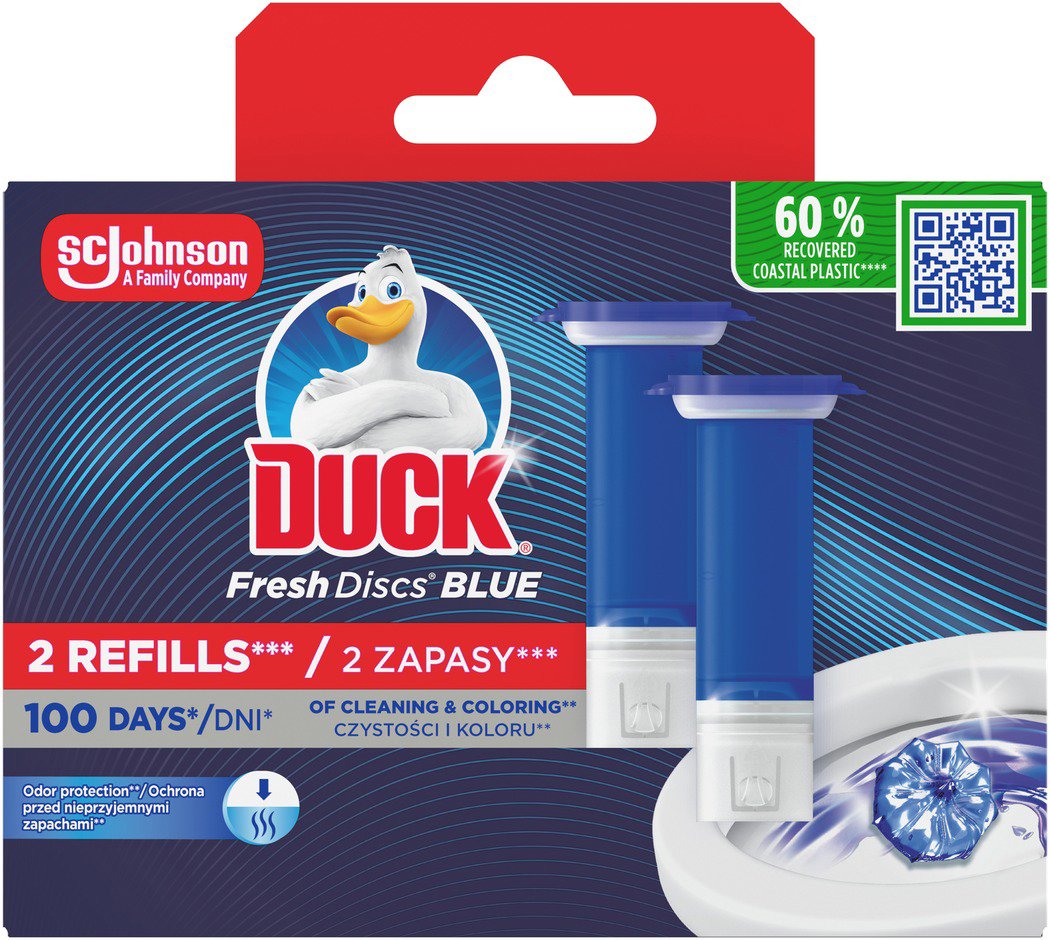 DUCK Fresh Discs duo náplň WC Blue 2 × 36 ml