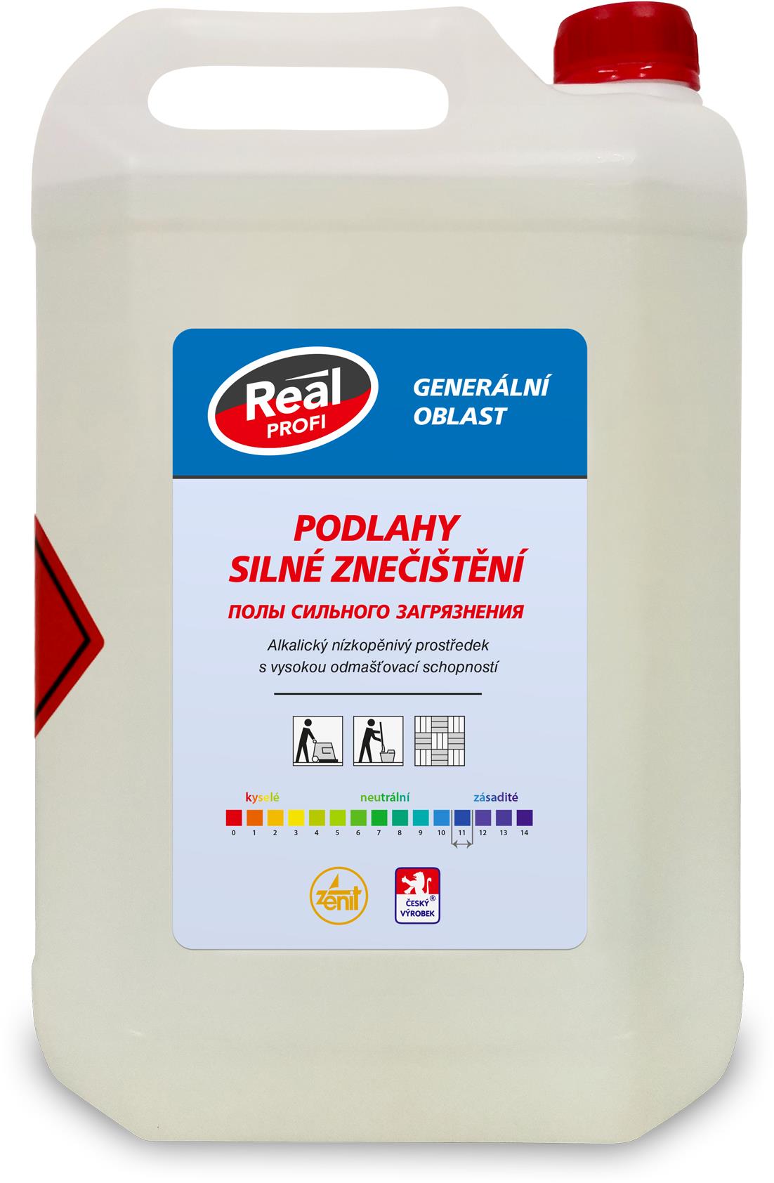 REAL PROFI Podlahy silné znečistenie 5 l