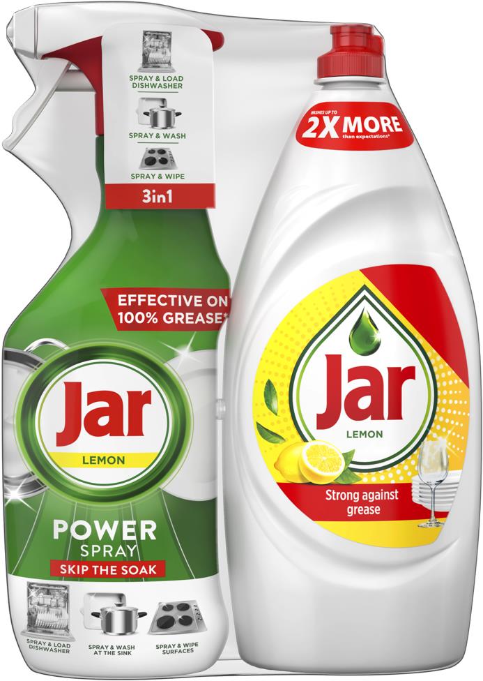 JAR Power Spray 3 v 1 Lemon 0,5 l + JAR Lemon 0,9 l