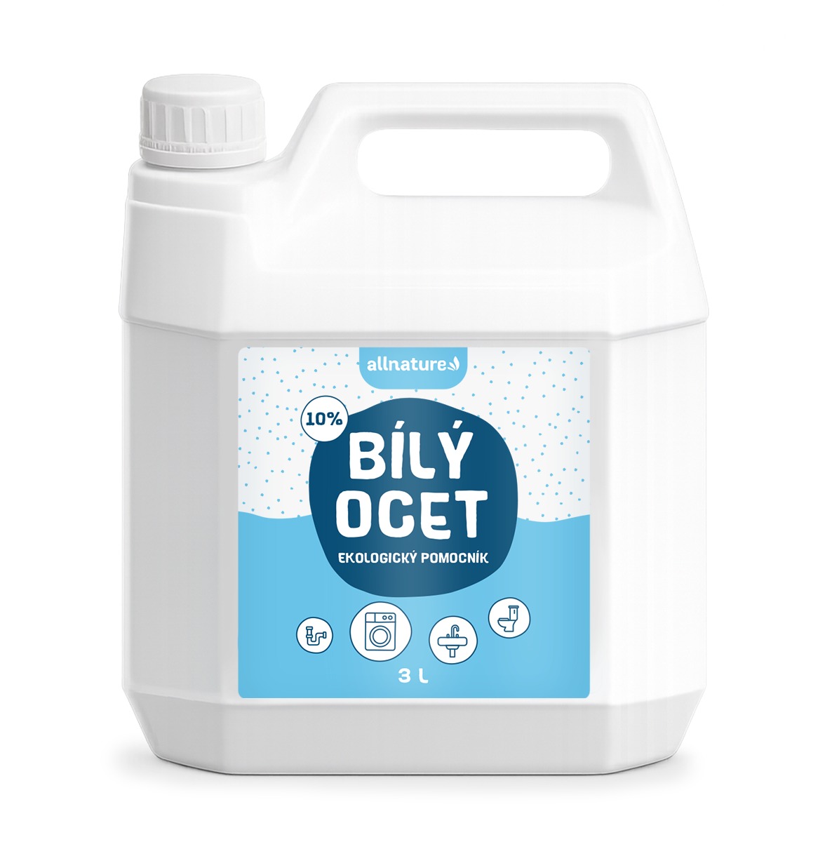 ALLNATURE Biely ocot 10 % 3 l