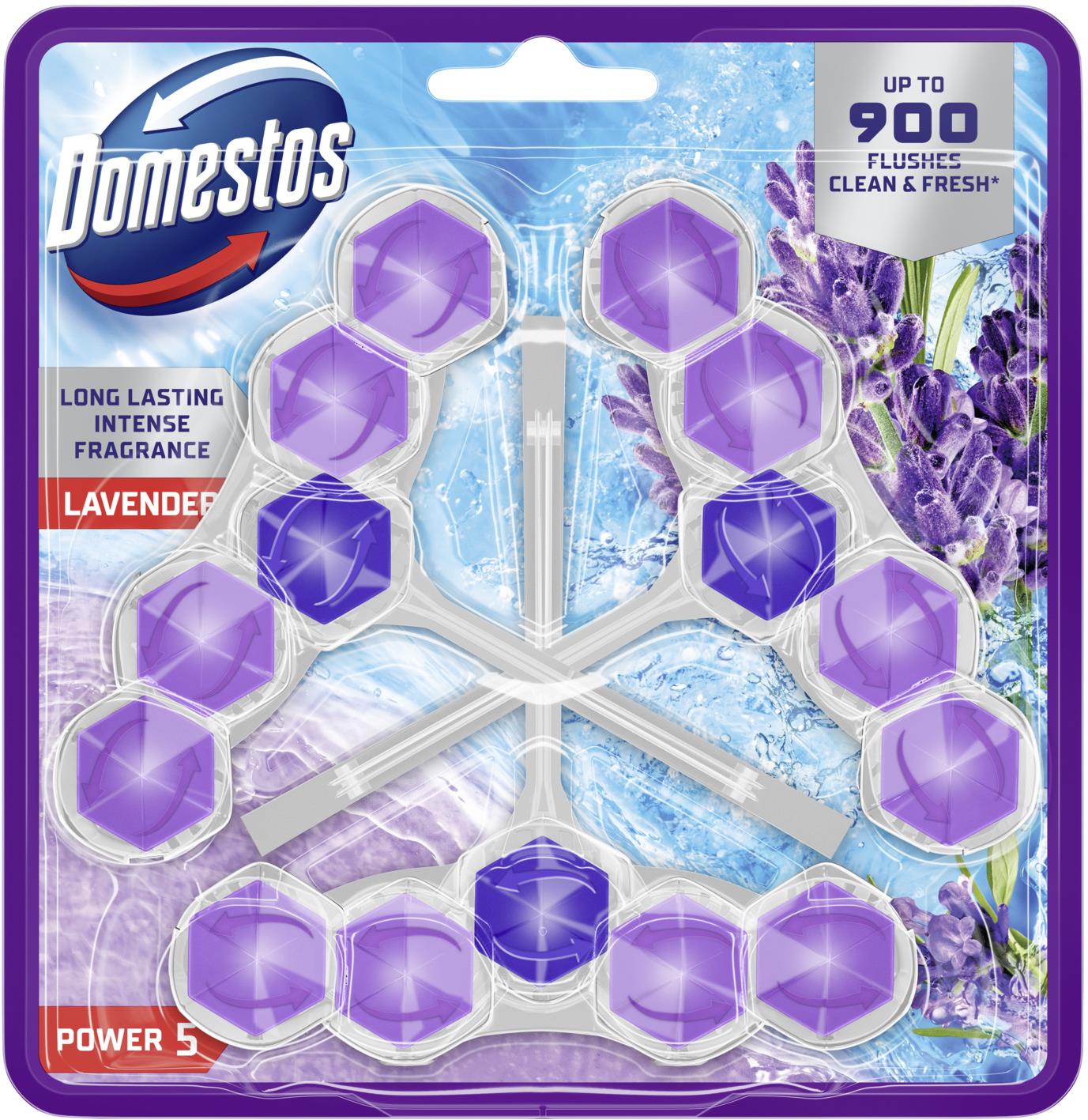 DOMESTOS Power 5 Levanduľa 3× 50 g