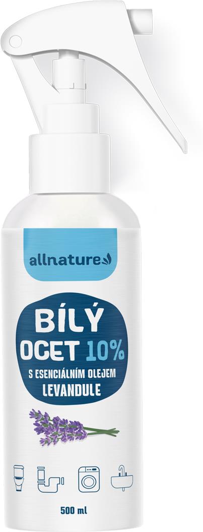 ALLNATURE – Biely ocot sprej, 10 % s vôňou levandule, 500 ml