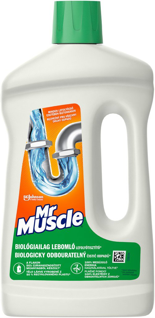 MR. MUSCLE čistič odpadov – biologicky rozložiteľný gél 750 ml