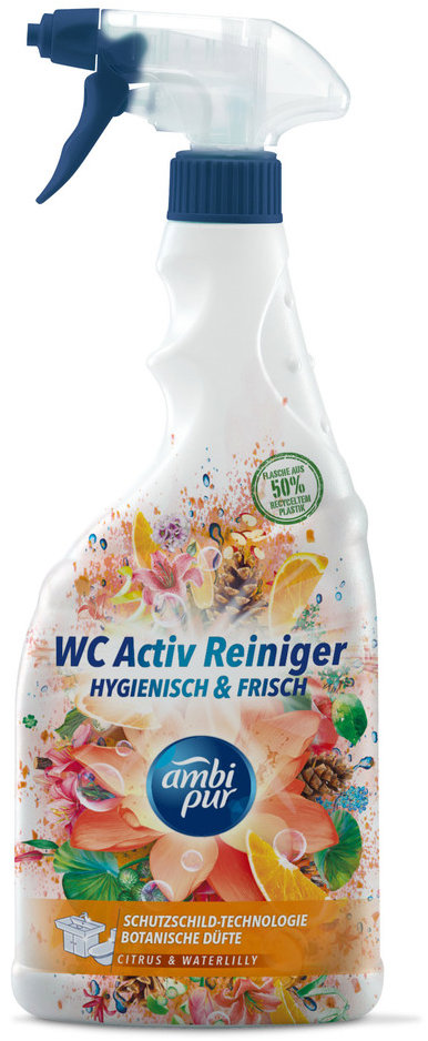 AMBI PUR WC Active sprej citrón a lekno, 750 ml