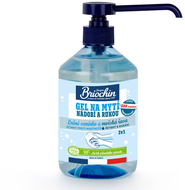 BRIOCHIN Gél na umývanie riadu aj rúk 2 v 1 500 ml