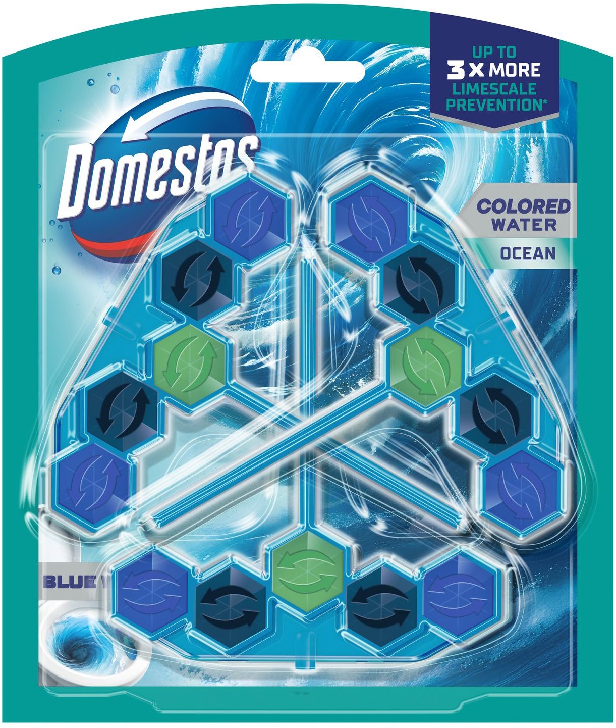 DOMESTOS Blue Water Ocean 3× 48 g
