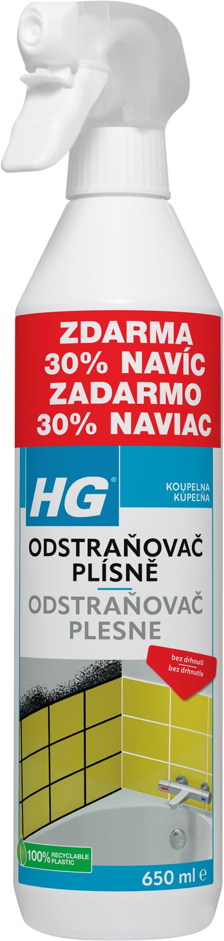 HG odstraňovač plesne 650 ml