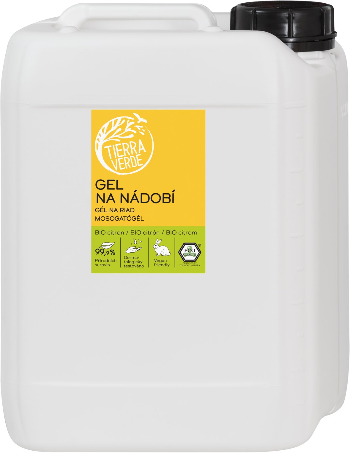 TIERRA VERDE gél na riad BIO citrón 5 l