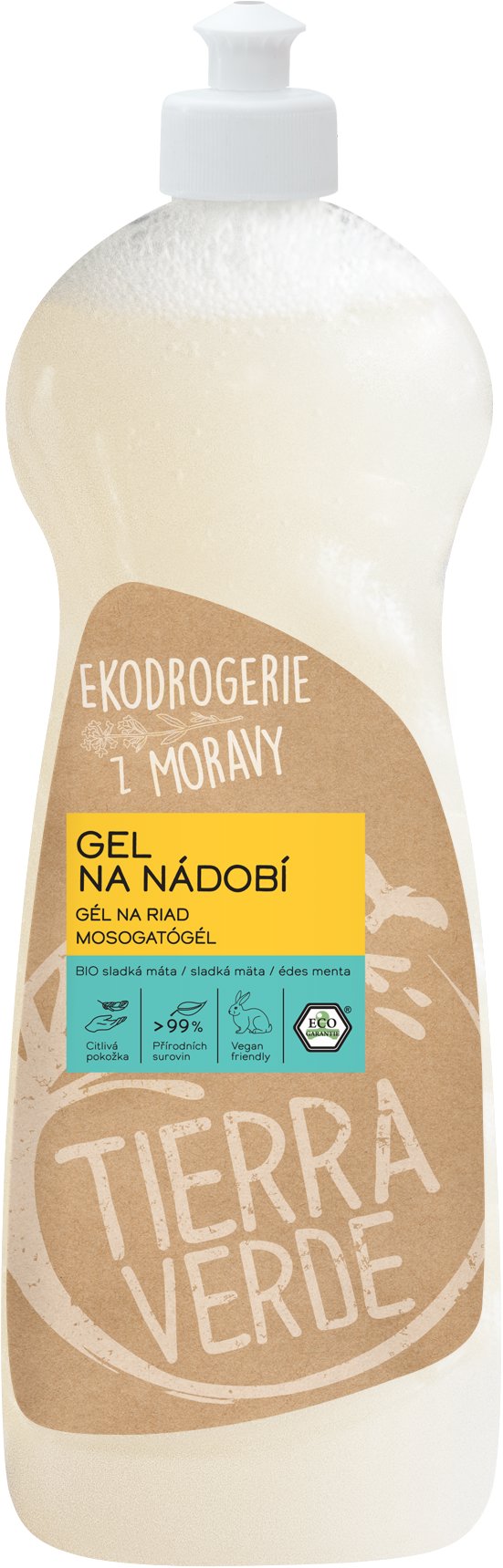 TIERRA VERDE gél na riad BIO sladká mäta 1 l