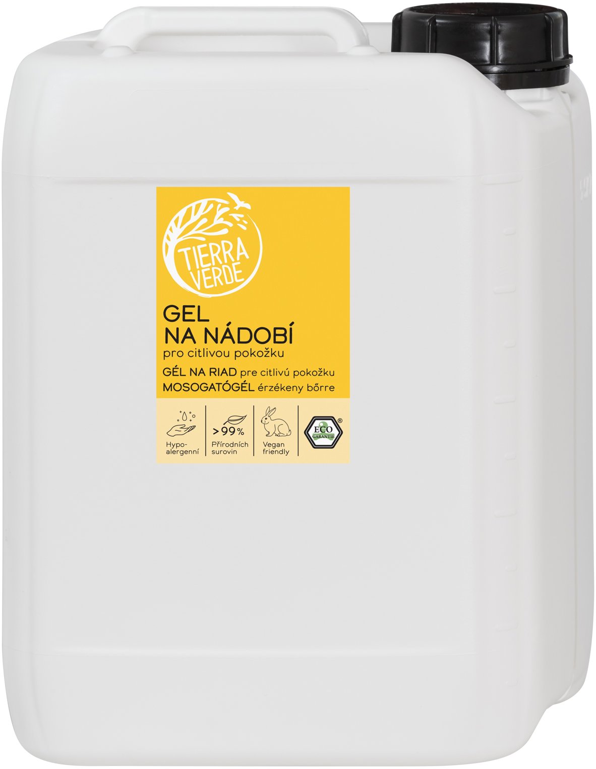 TIERRA VERDE gél na riad citlivá pokožka 5 l