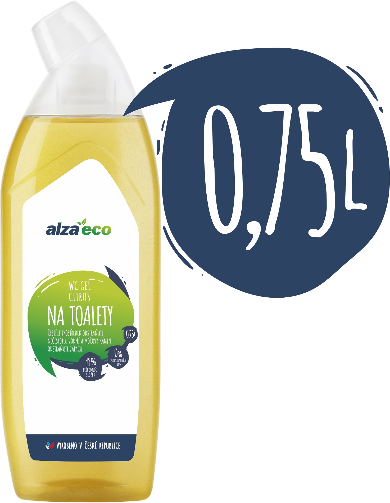 AlzaEco Citrus na toalety 750 ml
