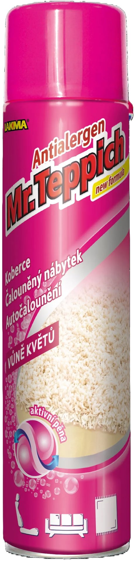 Mr. TEPPICH na čistenie čalúnenia s vôňou kvet 600 ml