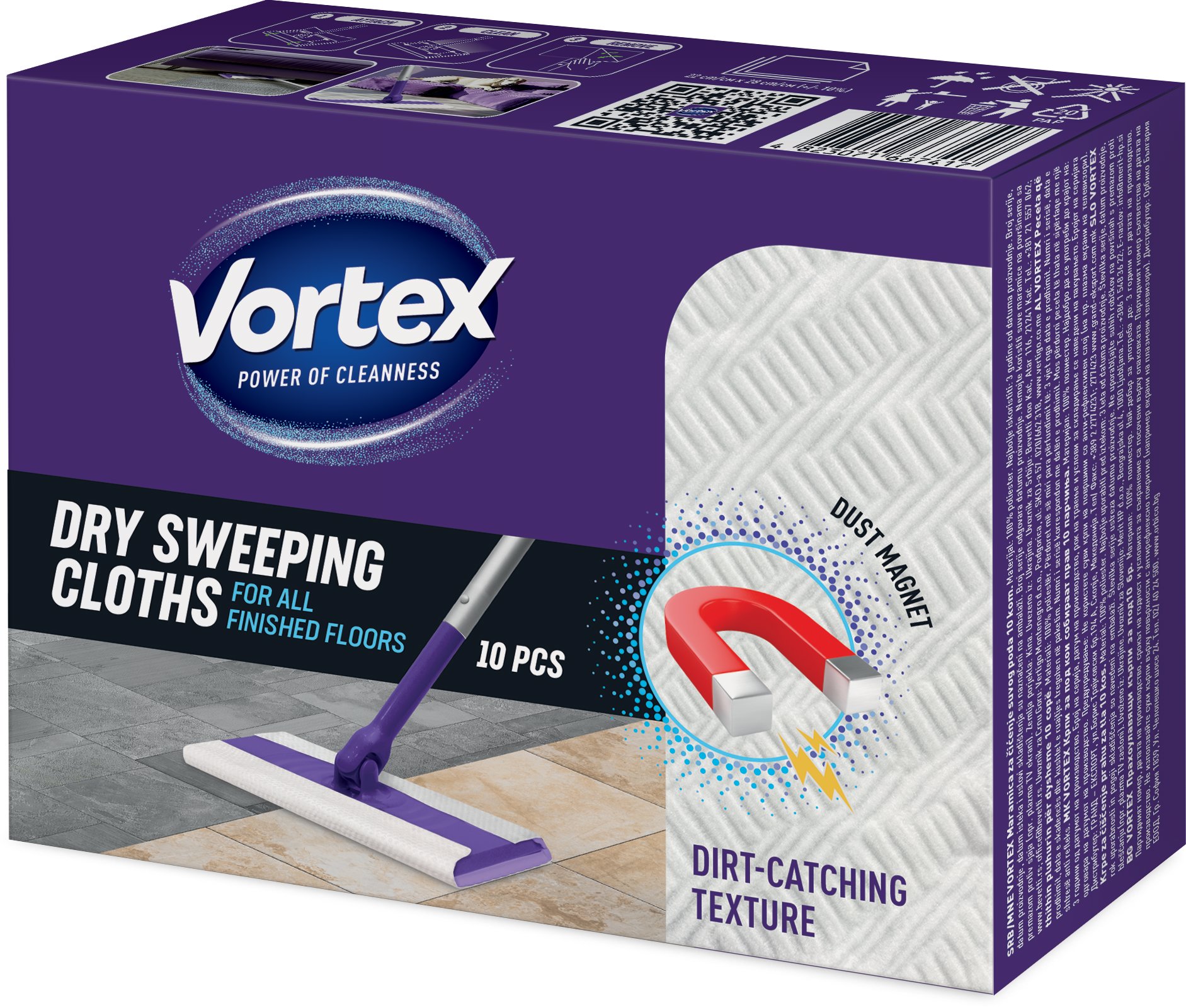VORTEX Na podlahy suché 10 ks