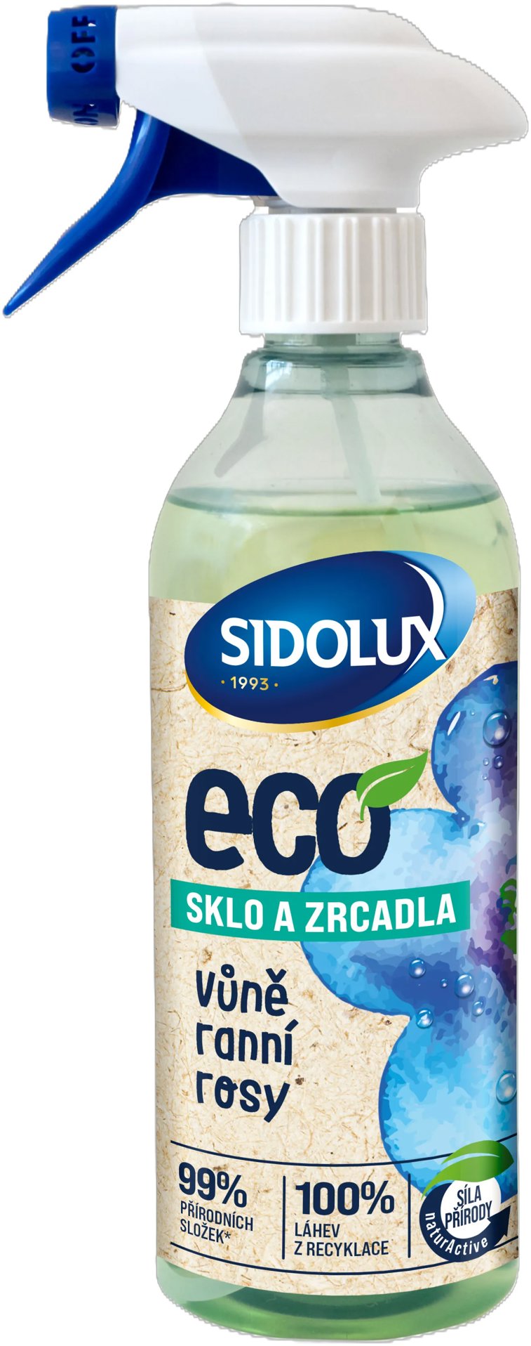 SIDOLUX Eco, sklá a zrkadlá, 500 ml