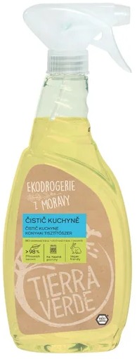 TIERRA VERDE čistič kuchyne s BIO silicou citrónovej trávy 750 ml