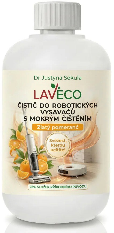 LAVECO Zlatý pomaranč saponát do robotického vysávača 500 ml