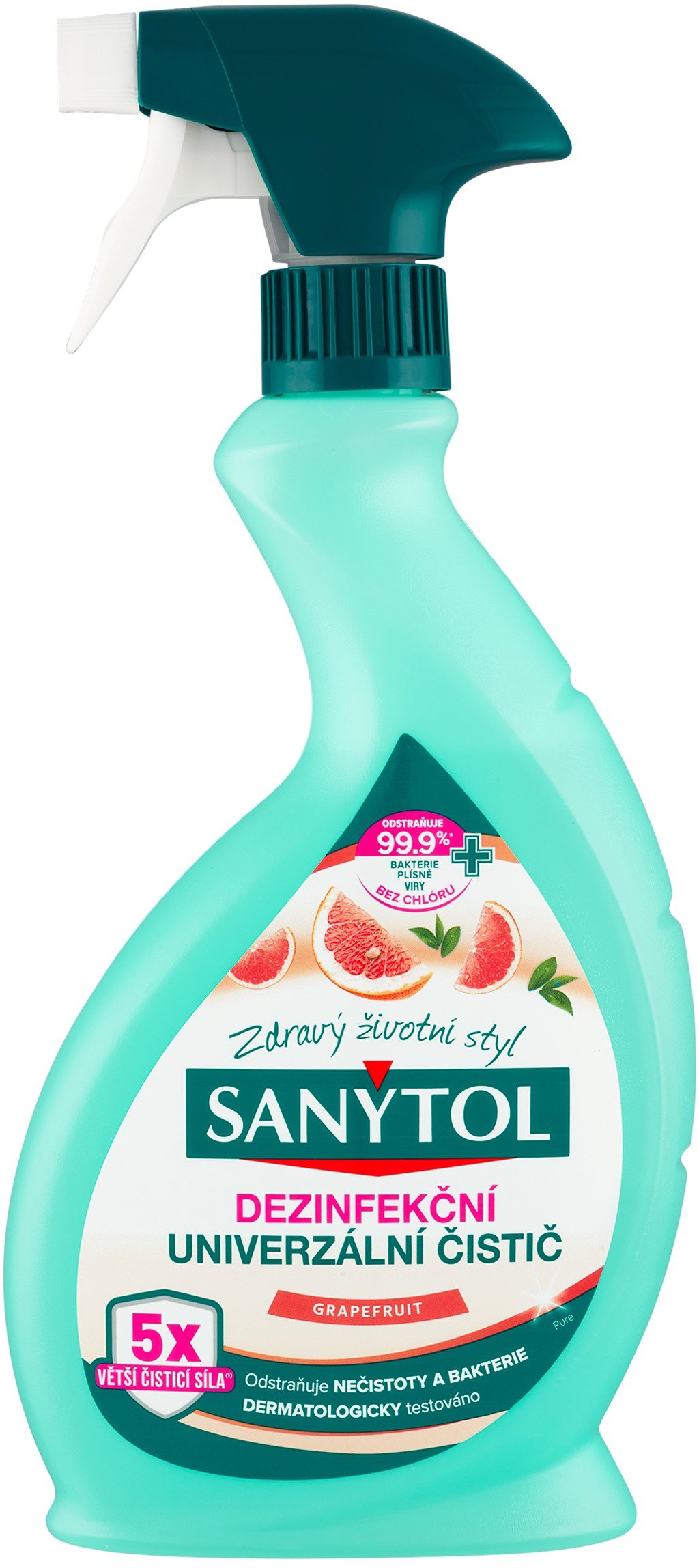 SANYTOL Dezinfekcia univerzálny čistič Grapefruit 500 ml