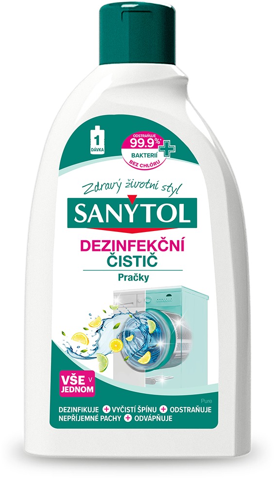 SANYTOL dezinfekčný čistič práčky 240 ml