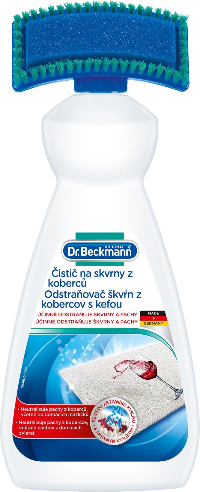 DR. BECKMANN Čistič kobercov s kefkou 650 ml