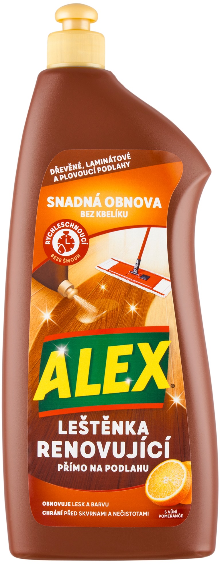 ALEX leštenka renovujúca na drevo, laminát 900 ml