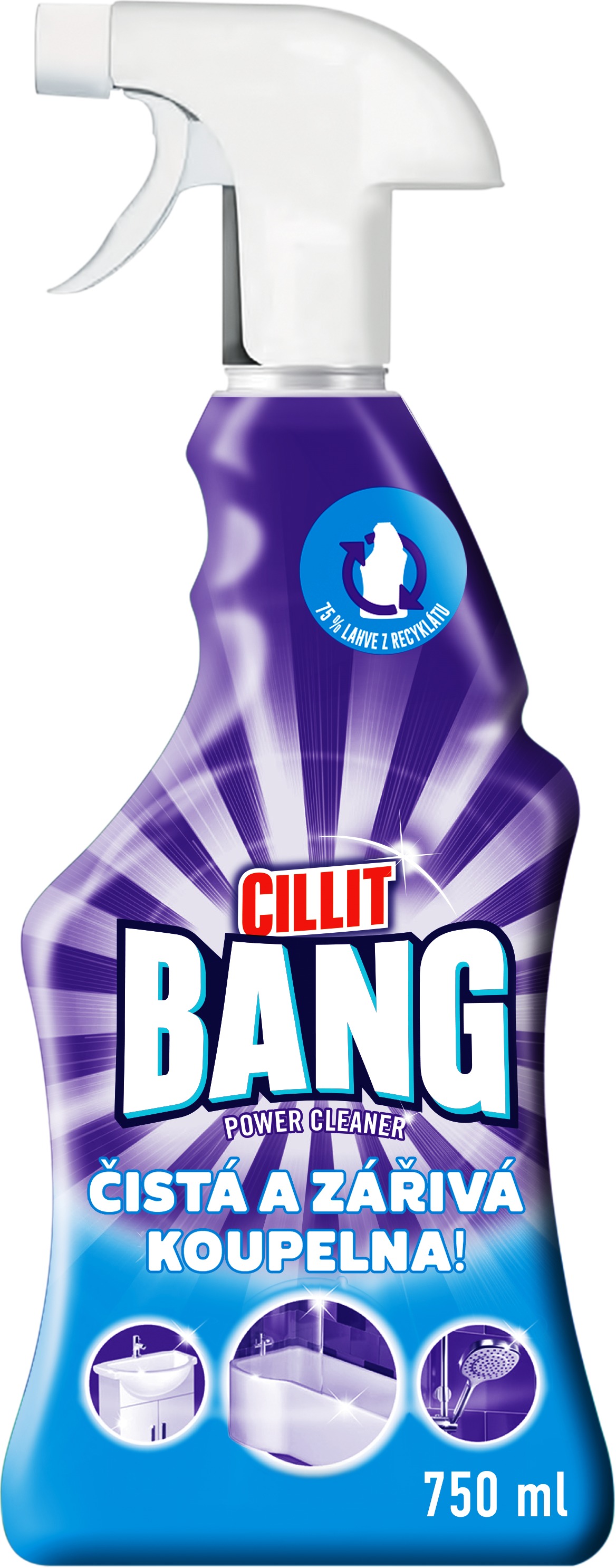 CILLIT BANG Čistiaci sprej do kúpeľne 750 ml