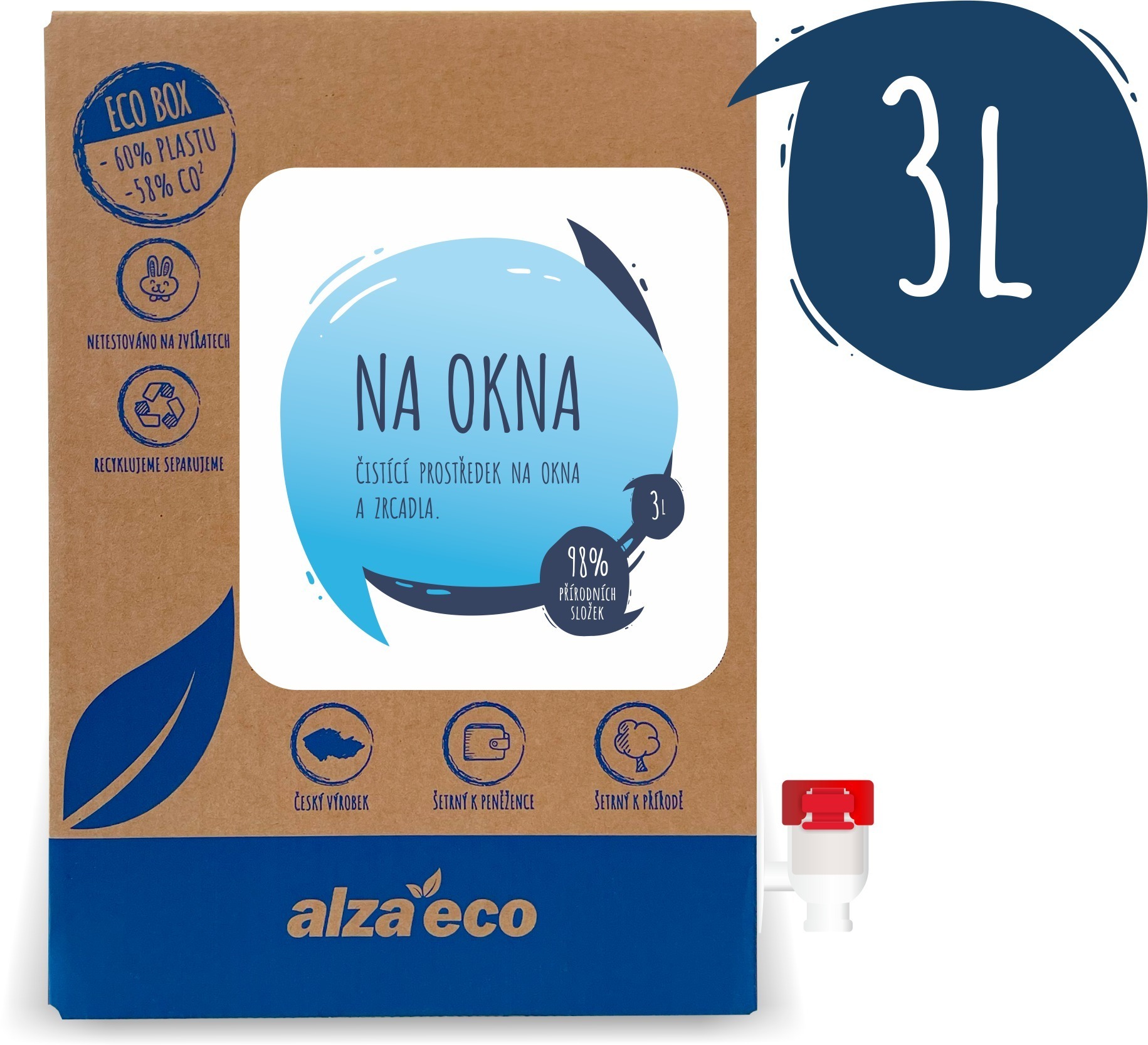 AlzaEco Citrus na okná 3 l