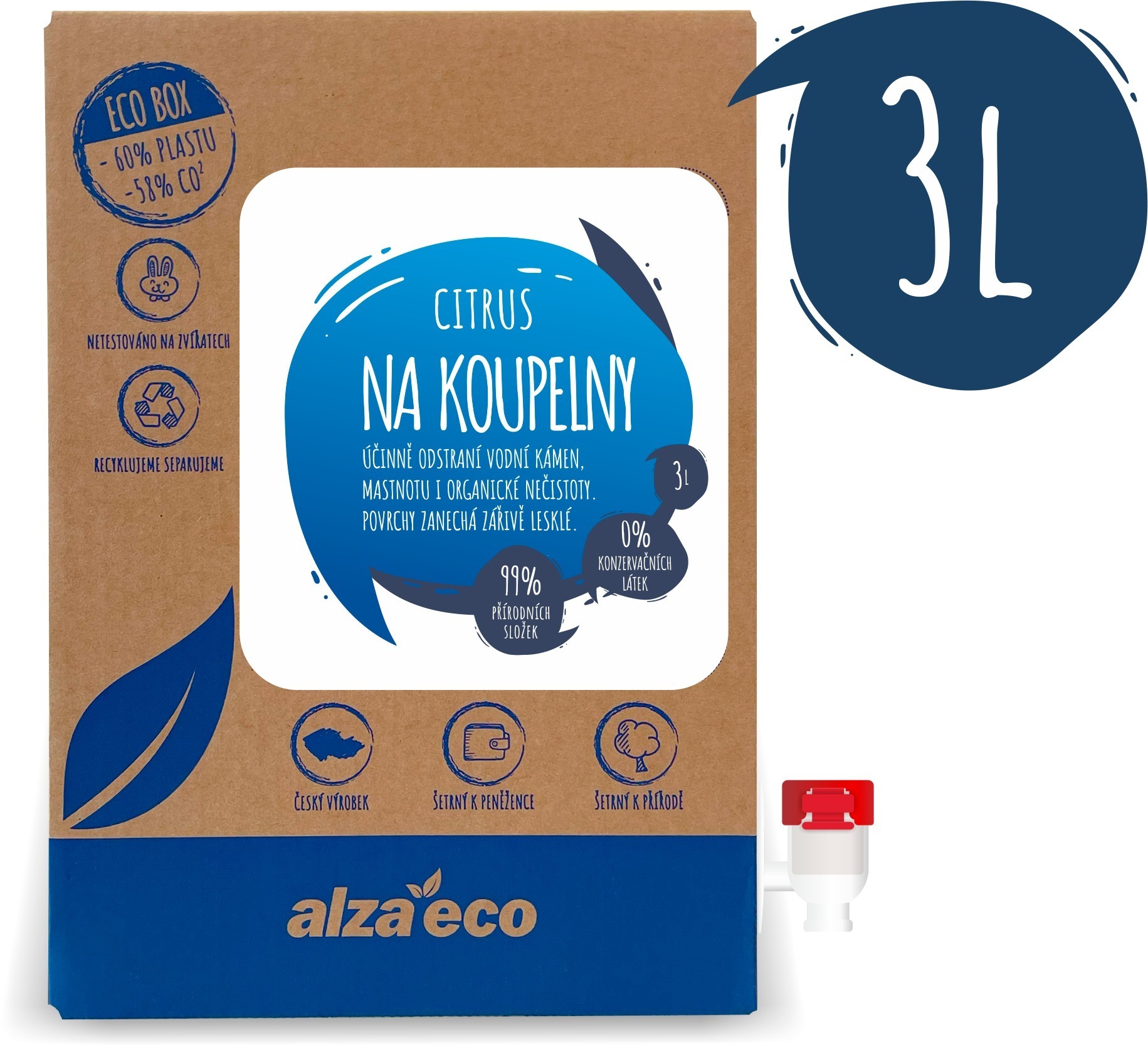 AlzaEco Citrus na kúpeľne 3 l