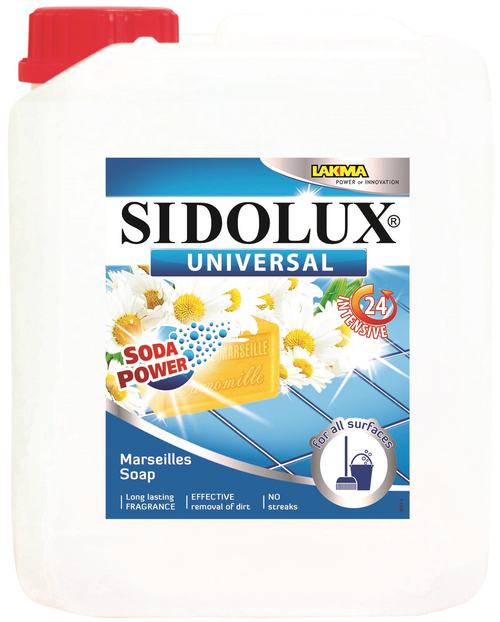 SIDOLUX Universal Soda Power s vôňou Marseillského mydla 5 l