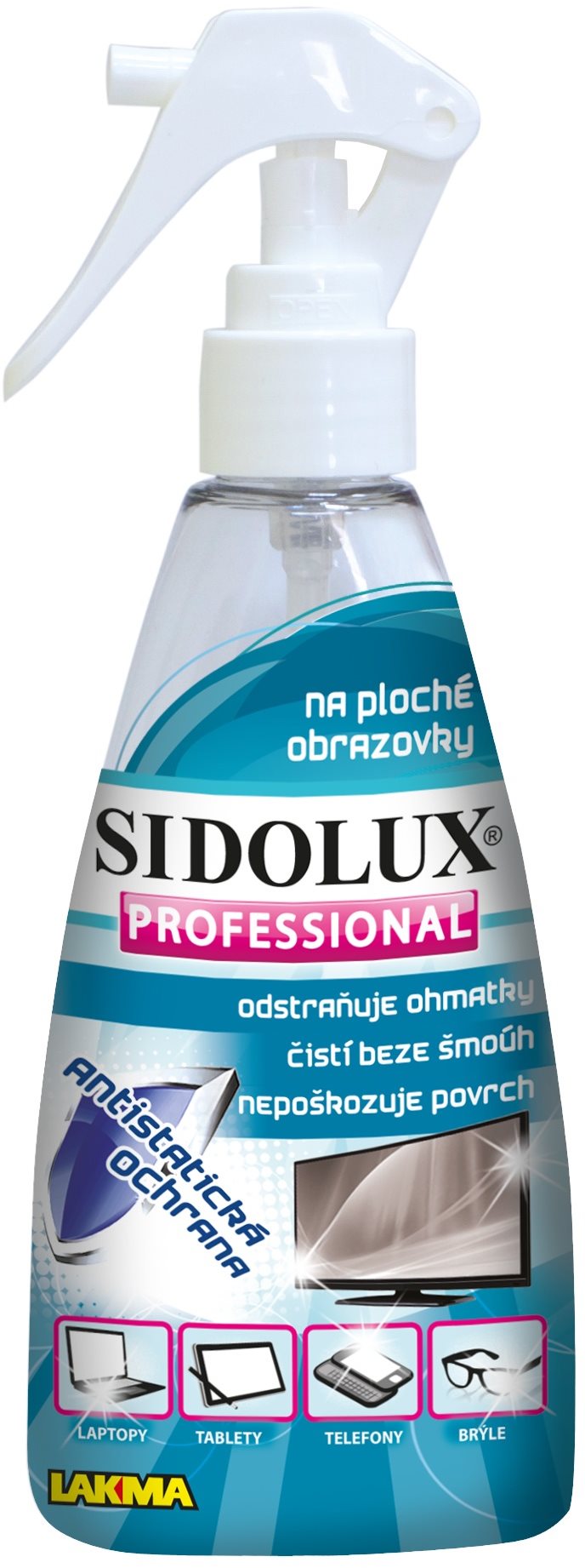 SIDOLUX Professional na ploché obrazovky a LCD 200 ml