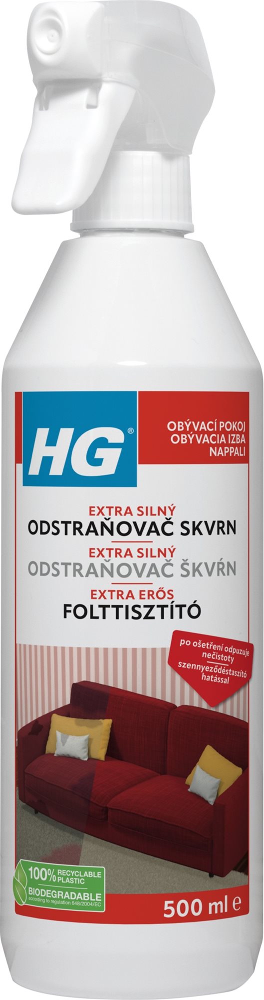 HG extra silný odstraňovač škvŕn 500 ml