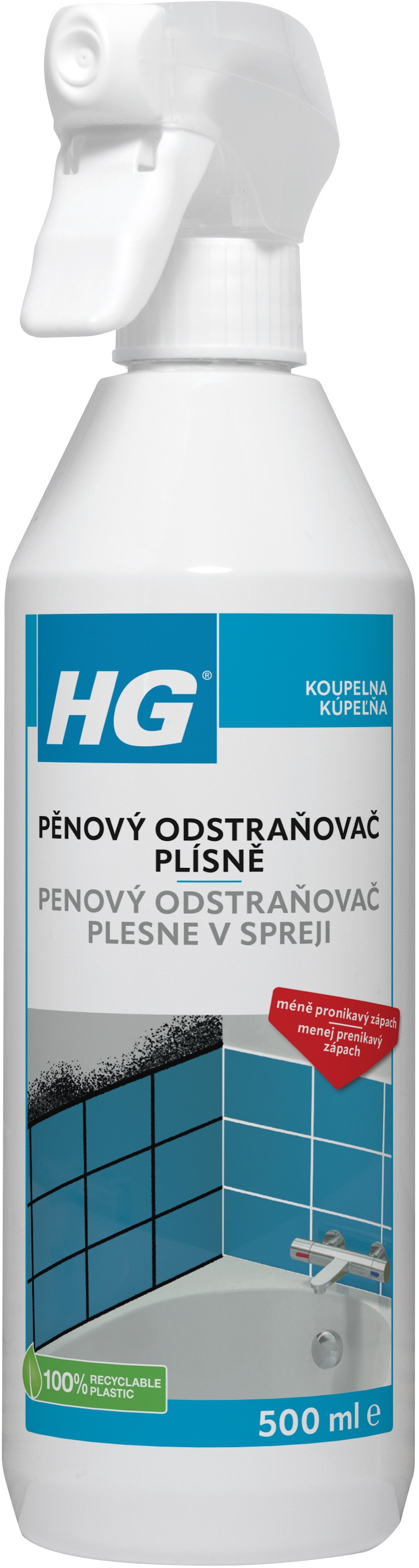 HG Penový odstraňovač plesne 500 ml