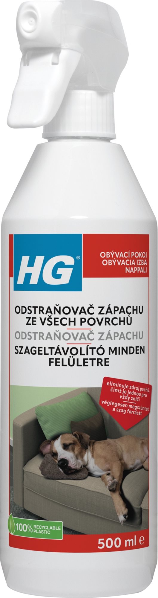 HG odstraňovač zápachu zo všetkých povrchov 500 ml
