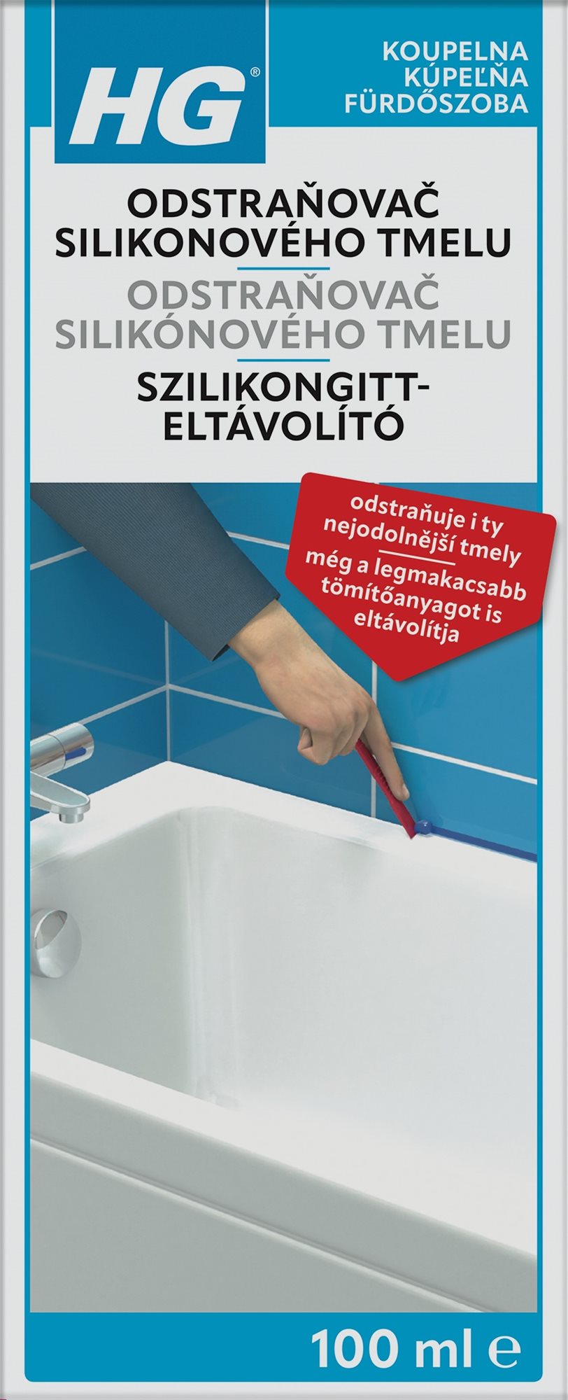 HG Odstraňovač silikónového tmelu 100 ml