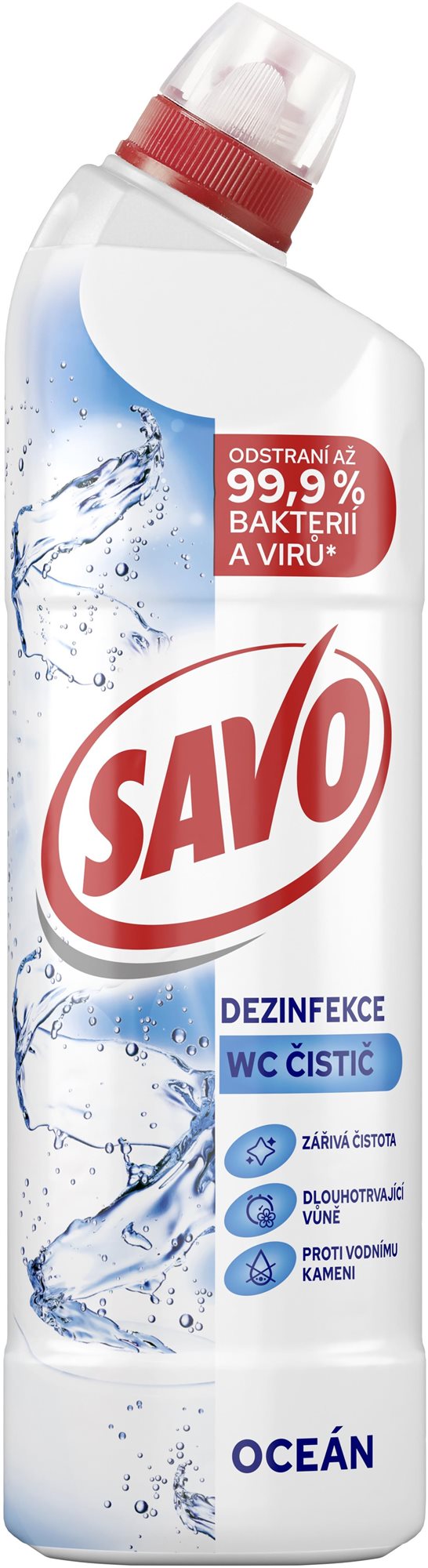 SAVO Oceán WC gél 700 ml