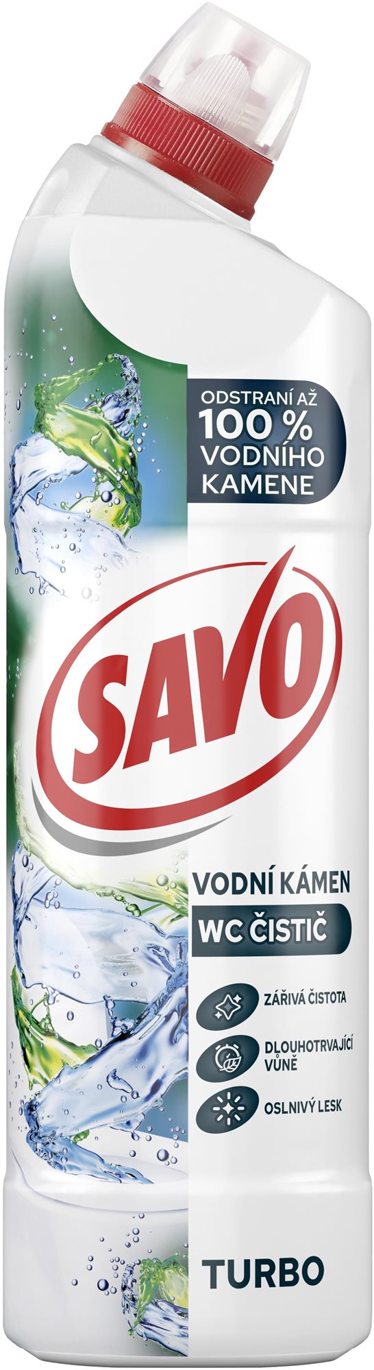 SAVO Turbo na vodný kameň WC gél 700 ml