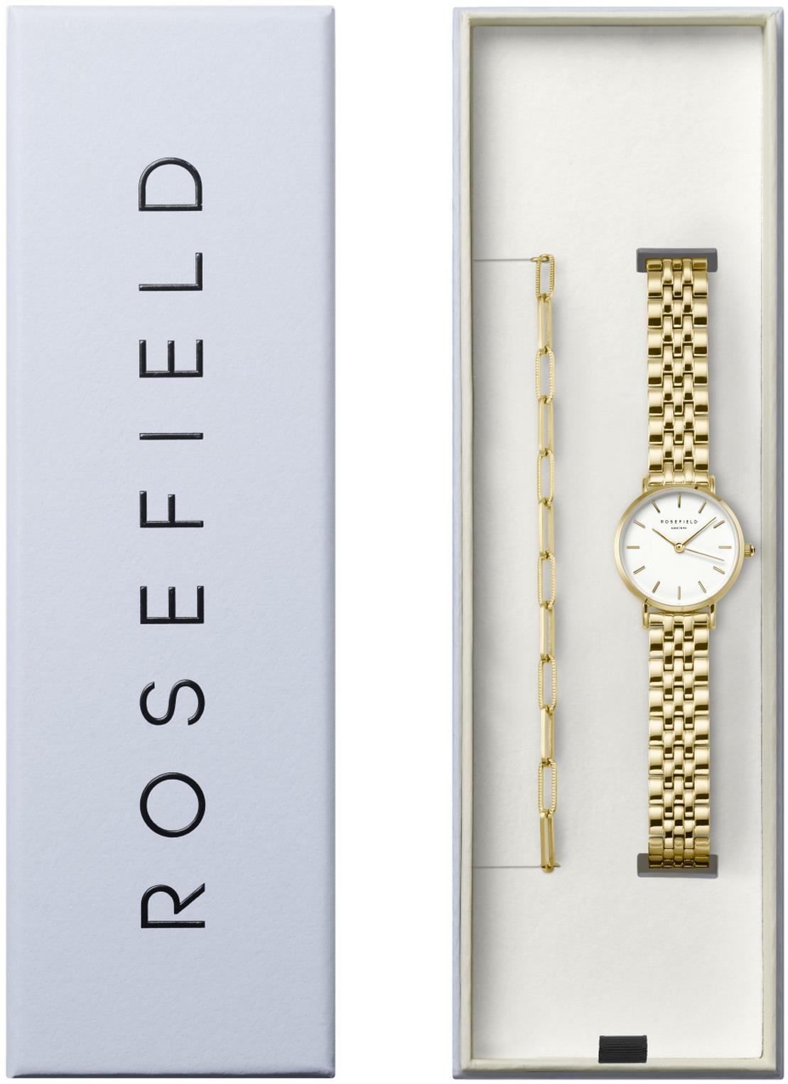 Rosefield Darčeková súprava hodiniek a náramku pre dámy, 26WGSG-X278
