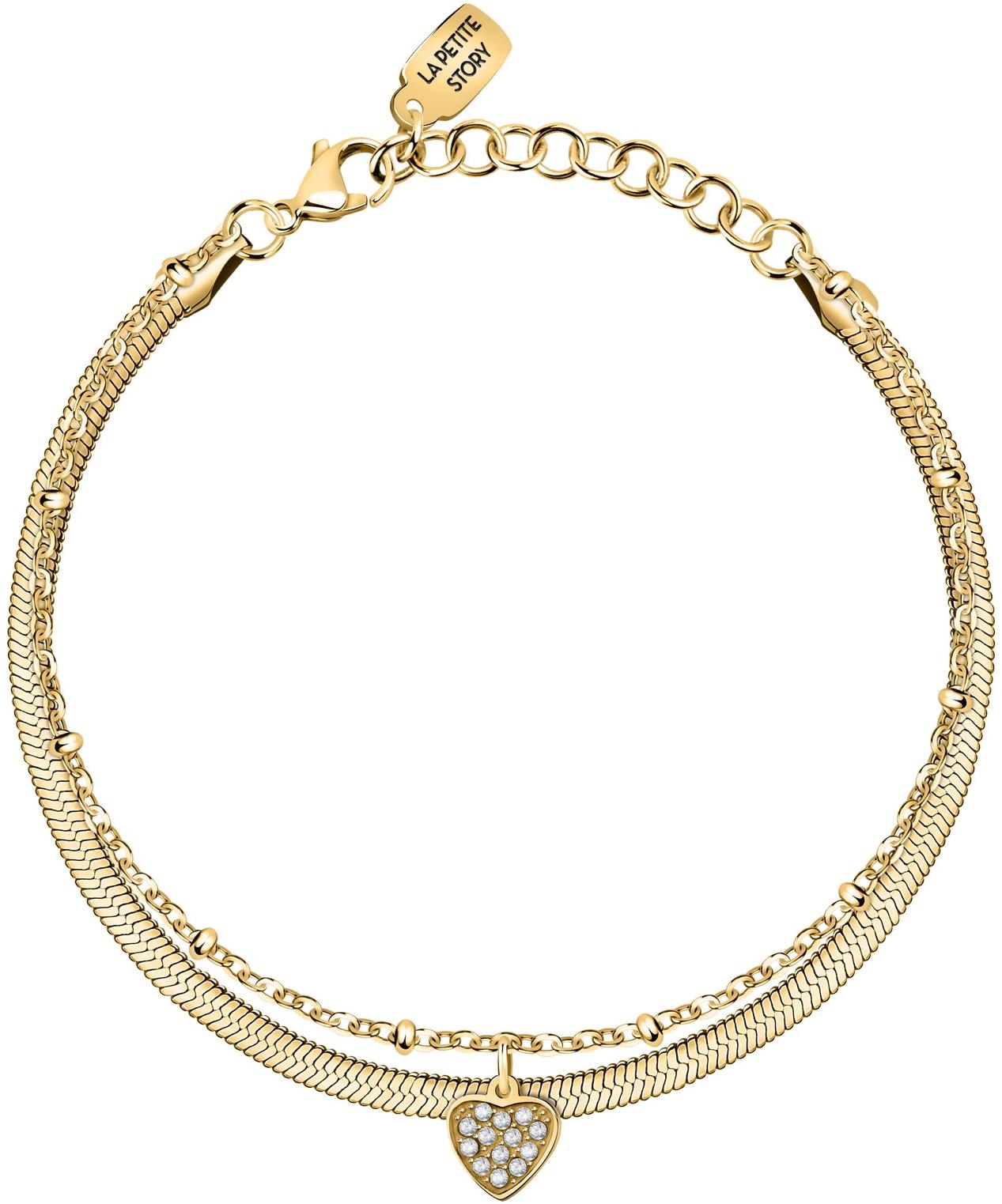 La Petite Story Náramok oceľový LPS05ASD46