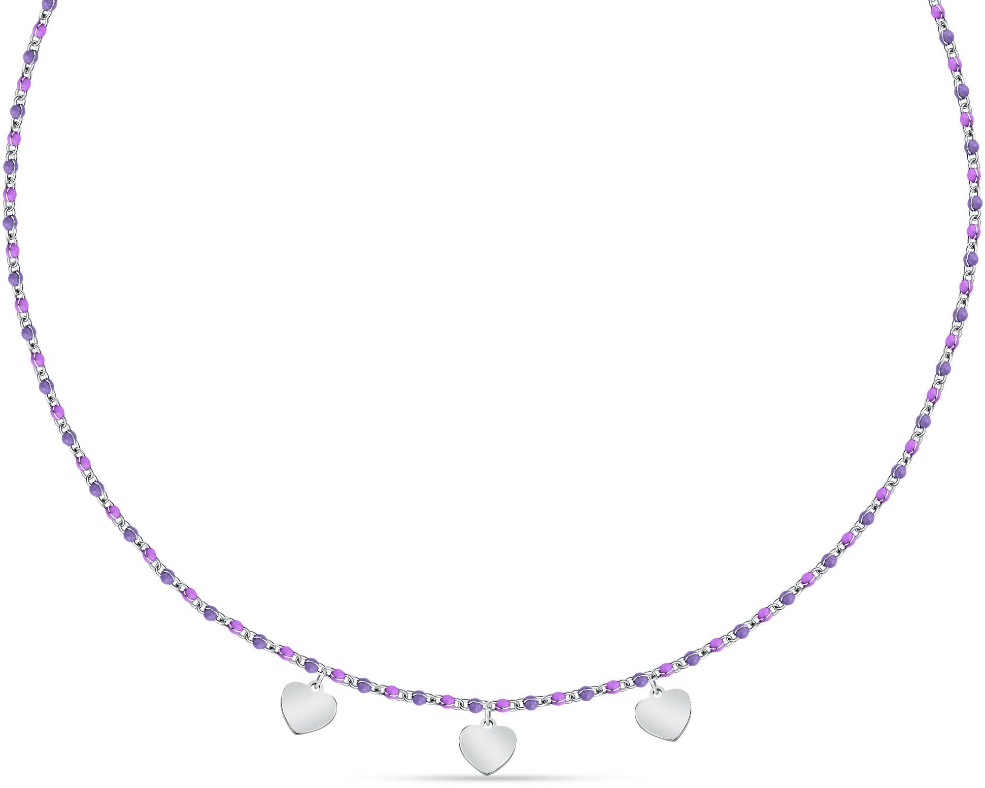 La Petite Story Náhrdelník oceľový LPS10ASD24