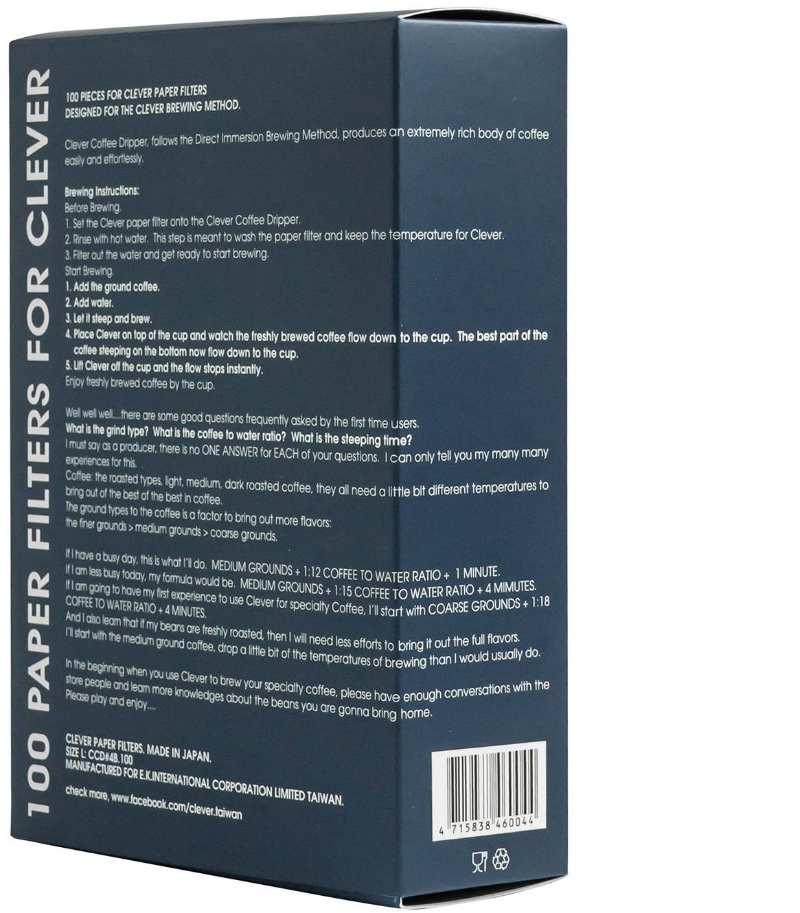 Clever Dripper 100 ks, škatuľa