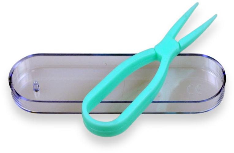 KAIDA klieštiky na kontaktné šošovky – zelené