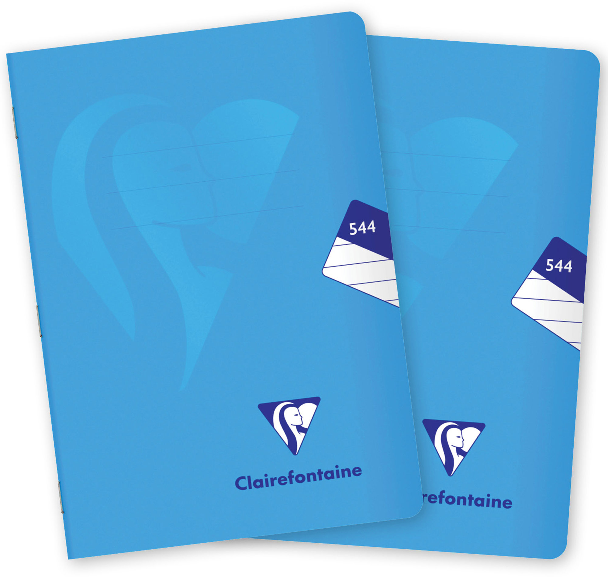 CLAIREFONTAINE Mimesys PP, A5 „544“ linajkový, 40 listov, modrý – súprava 2 ks