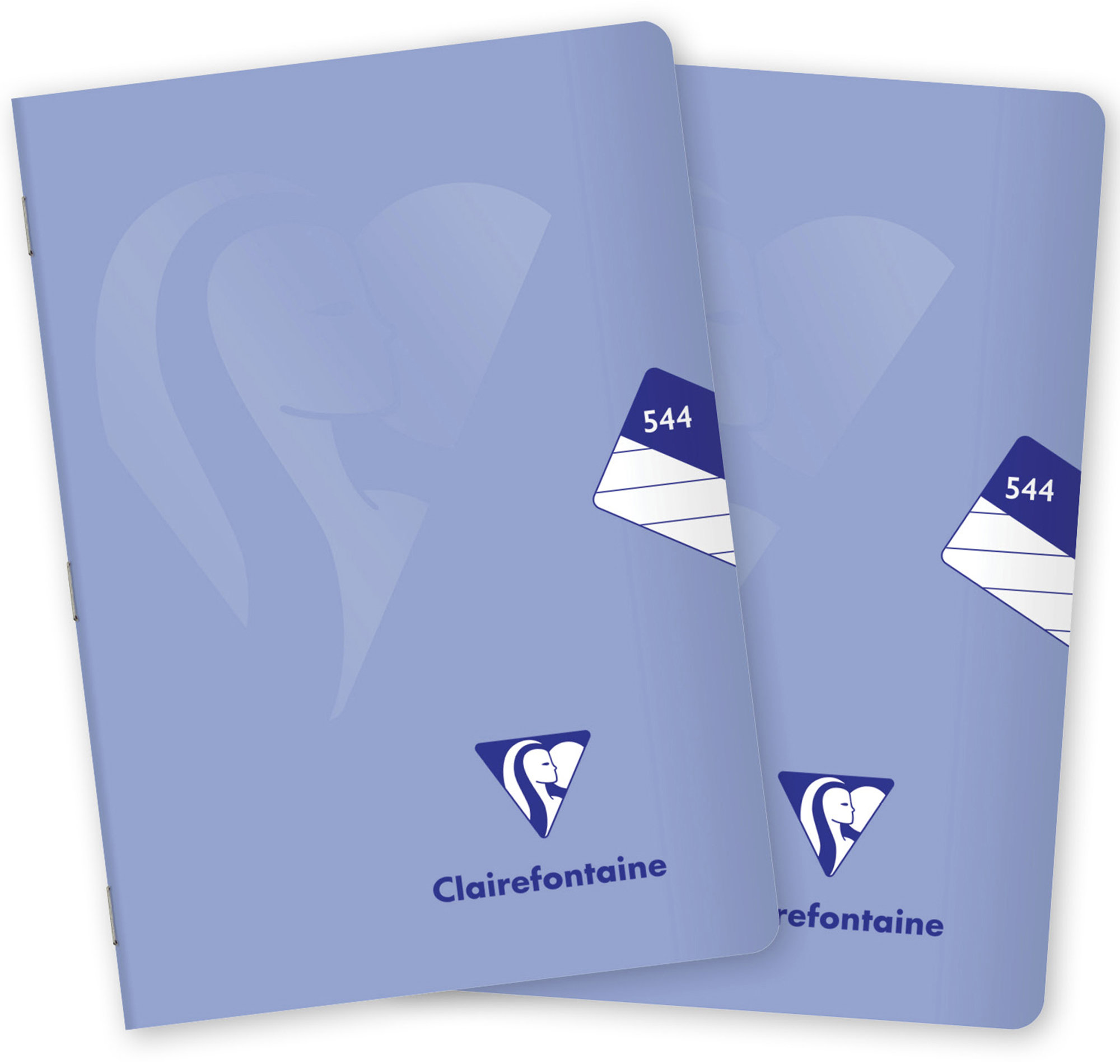 CLAIREFONTAINE Mimesys pastel PP, A5 „544“ linajkový, 40 listov, orgovánový – súprava 2 ks