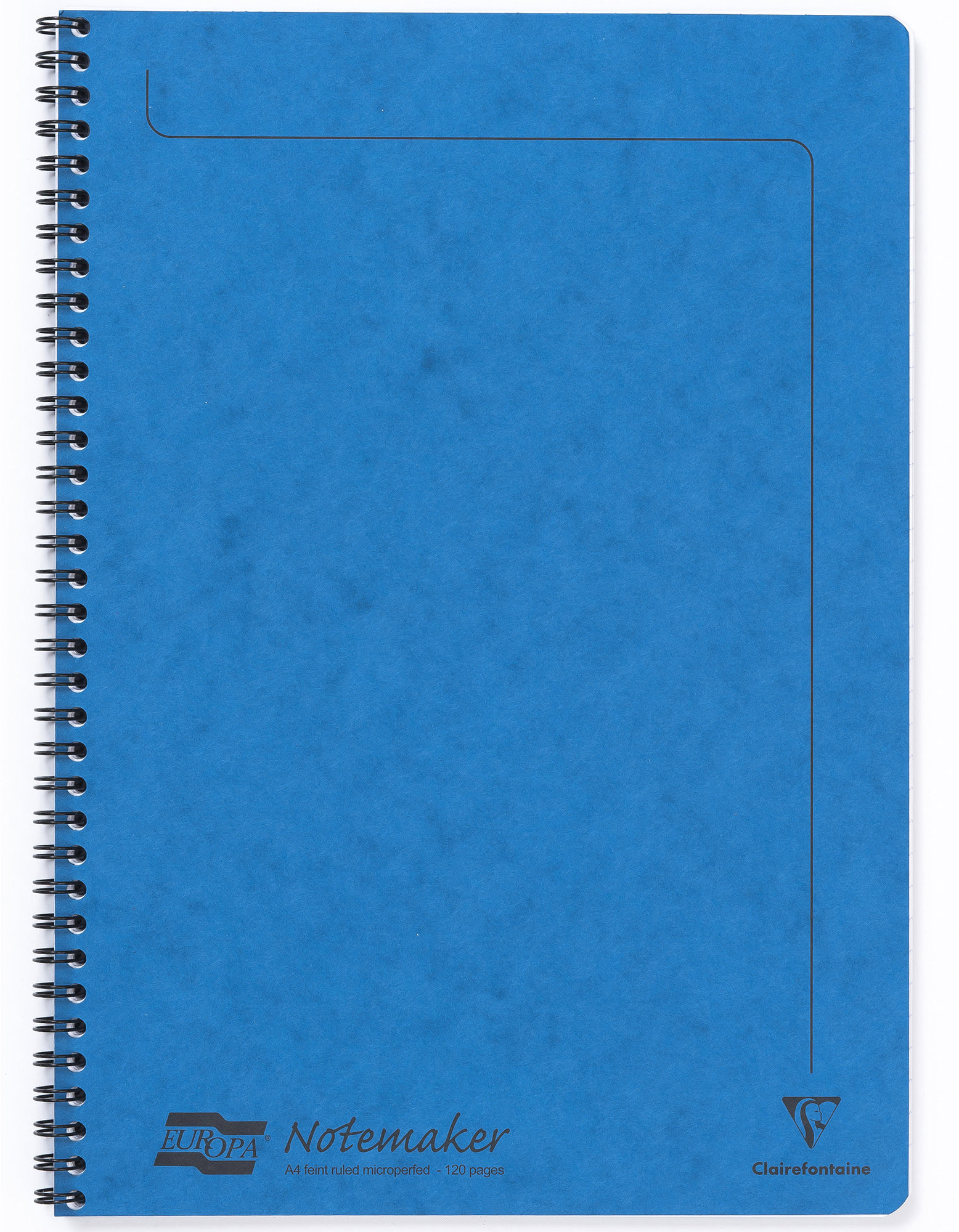 CLAIREFONTAINE Europa A4, linajkový, 60 listov, modrý