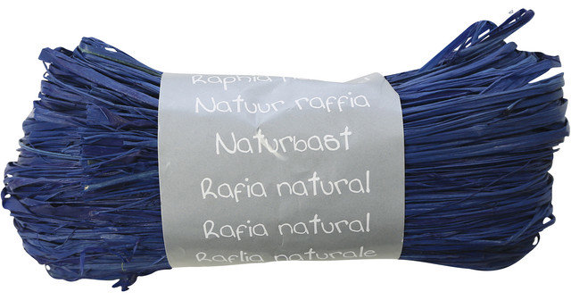 CLAIREFONTAINE Rafie (kousky), přírodní, modrá, 50 g
